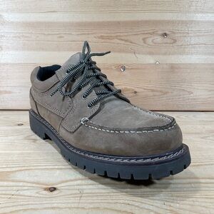 Earth Mack Shoes Men's 11 Brown Leather Lace Up Moc Toe 4001021
